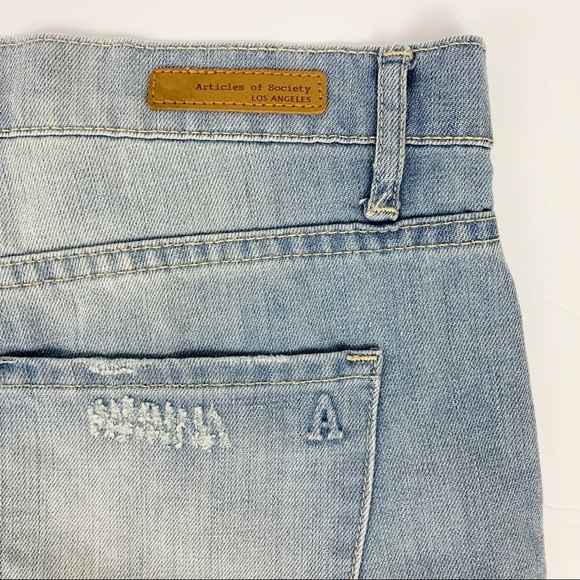Articles of Society Distressed Denim Shorts - Picture 5 of 9